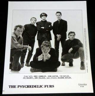 The Psychedlic Furs Band Richard Butler 8x10 Promo Press Photo 1991