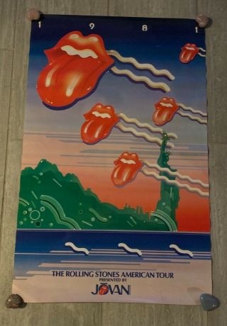 Rolling Stones 1981 American Tour Presented By Jovan Poster