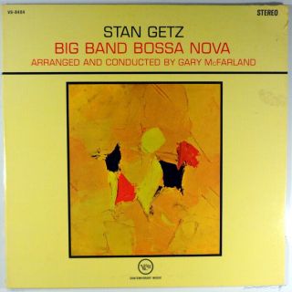 Stan Getz - Big Band Bossa Nova - Dg Stereo Lp - Gary Mcfarland,  Arranger