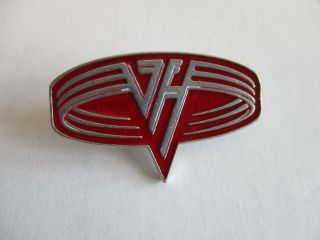 Van Halen Rock Band V Rings Logo 1.  5 " Soft Enamel Color & Plated Tie Lapel Pin
