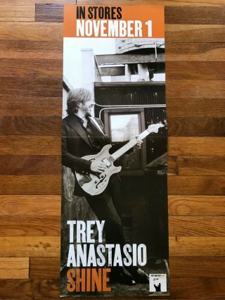 Trey Anastasio (of Phish) Shine Rare Double Sided Promo Poster Flat 