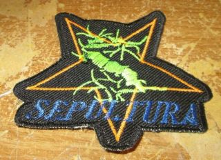 Sepultura Collectable Rare Vintage Patch Embroided Mid 2000 