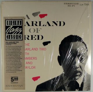 Red Garland - A Garland Of Red - Prestige Ojc Lp - Paul Chambers Art Atylor
