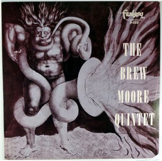 The Brew Moore Quartet/quintet - 1985 Fantasy/victor Music Lp - San Francisco,  1956