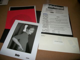 Dido Deluxe Usa Music Memorabilia Press Kit Photo - Folder - Slide - Bio/press