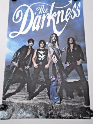 The Darkness Orig.  Poster 1050 " Group " Cond.  / 22 X 34 1/2 "