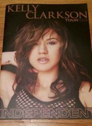 Kelly Clarkson Concert Program 2004 Independent Tour