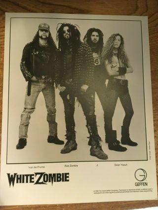 White Zombie 8x10 Publicity Press Kit Photo Rare Rob Sean Yseult J Ivan De Prume