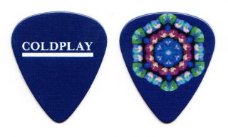 Coldplay A Head Full Of Dreams Kaleidoscope Vip Guitar Pick - 2016 - 2017 Tour