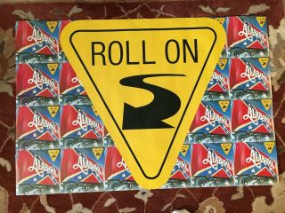 Alabama Roll On Rare Promotional Poster From 1984
