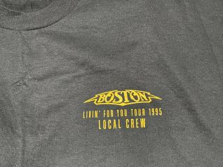 Vintage Boston 1995 Concert Tour Crew Shirt Xl Never Worn