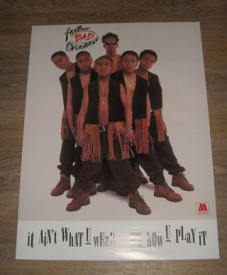 Rolled Another Bad Creation Motown Records Promo Poster Young R & B Group