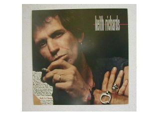 Keith Richards Of The Rolling Stones Poster Flat