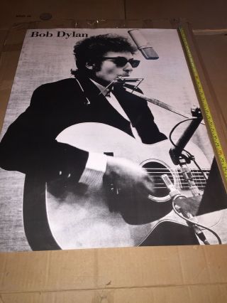 Bob Dylan / B&w Poster / Studio - Shades / 23 X 33 "