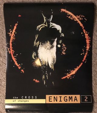 Enigma 2:the Cross Of Changes 1993 Promo Poster 18 " X24 " Vg Nos