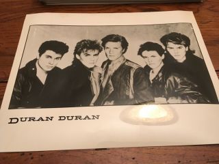 Vintage Duran Duran 8x10 Group Photo