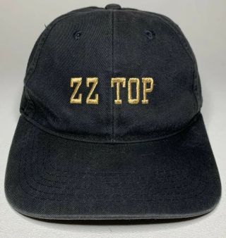 Vtg Zz Top Strapback Dad Hat Baseball Cap