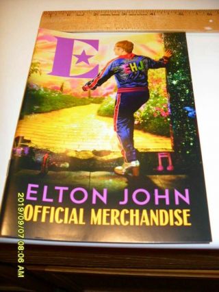 Elton John 2019 Farewell Tour Official Merchandise Booklet Souvenir 7 " X 5 "