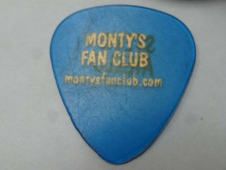 Monty Are I Concert Tour Guitar Pick (80s Pop Punk Hard Rock Heavy Metal Band)