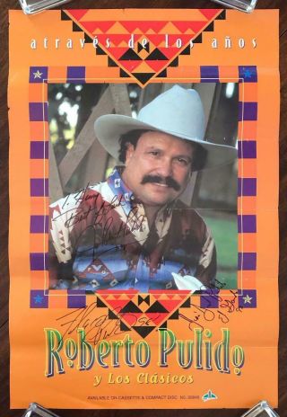 Roberto Pulido Y Los Clasicos Tex Mex Tejano Record Store Promo Poster 16x24