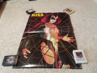 Kiss - Gene Simmons - Pace - Vintage Import Poster - Pace Posters - Rare - Aucoin Era