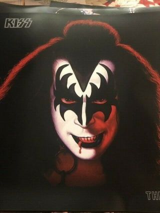 Kiss Gene Simmons Solo Album Cover Print Poster The Demon Blood Drip 1978