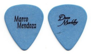 Ted Nugent Marco Mendoza Blue Guitar Pick - 2002 Craveman Tour