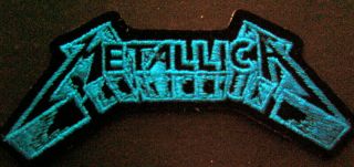Metallica Music Rock Group Blue Patch 2 " X 5 "