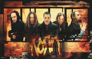 2002 Korn Photo Band Image Poster 6233 / Factory By Funky