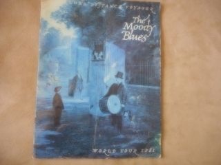The Moody Blues " Long Distance Voyager " 1981 Tour Book 22 Pages
