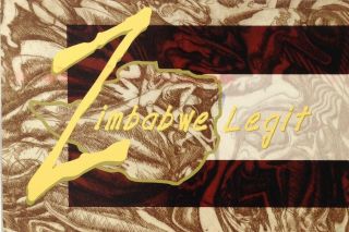 Zimbabwe Legit Rare 1992 Advance Promo Postcard For Debut Album