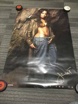Janet Jackson All For You Tour Poster 2001 Rare Poster 22 X 34