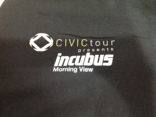 Civic Tour Incubus Morning View Local Crew Shirt Black L