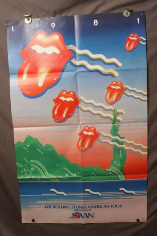 Rolling Stones 1981 American Tour Poster 80 