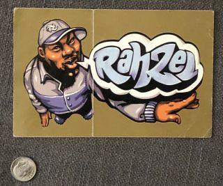 Rare Rhazel The Godfather Of Noise Promo Sticker Hip - Hop Rap Philadelphia