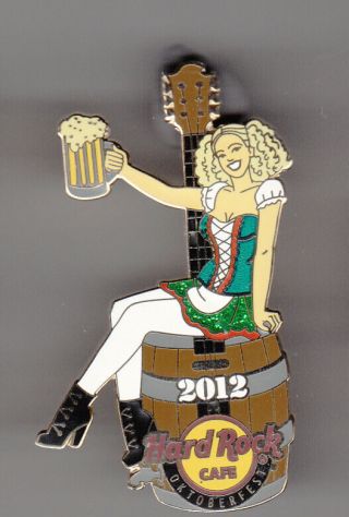 Hard Rock Cafe Pin: Online 2012 Oktoberfest Girl Le50