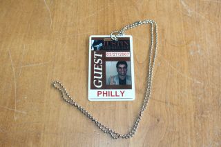 Justin Timberlake - Laminated Backstage Pass Philladelphia - Postage -