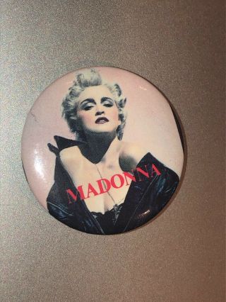 Madonna Vintage Pin Button Boy Toy 1987