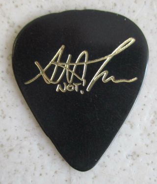 Anthrax Scott Ian Hugh Douche Black Guitar Pick 109