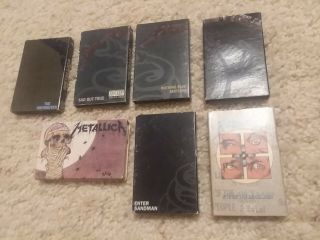 Metallica - Set Of 7 Cassette Singles - Vintage - James Hetfield/ Lars Ulrich