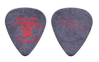 Motley Crue Mick Mars Signature Black Guitar Pick - 2005 Red White & Crue Tour
