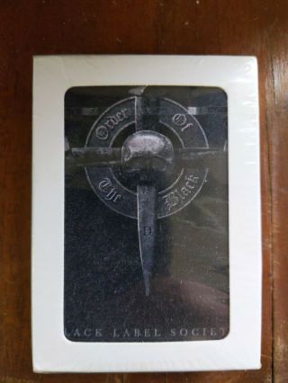Black Label Society Order Of The Black Playing Cards