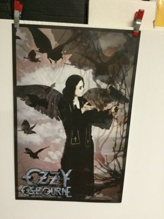 Ozzy Osbourne 2095/5000 Promo Lithograph Poster