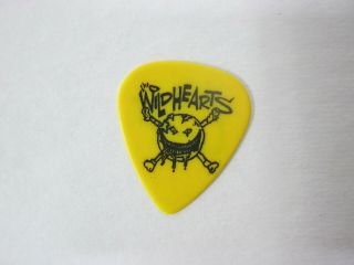 Wildhearts Guitar Pick Black On Yellow Signature Pick