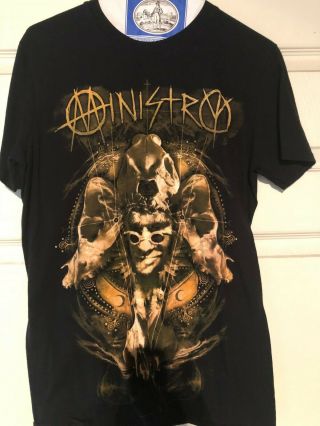 Ministry 2015 Rare Years Eve Chicago Vintage Concert Tour T Shirt Medium