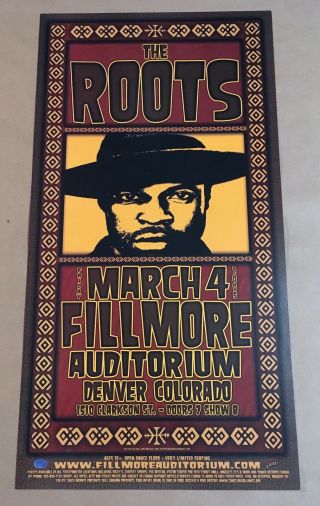The Roots Concert Poster From 2005