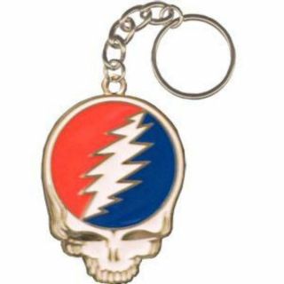 Grateful Dead Steal Your Face Keychain