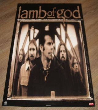 Rolled 2006 Lamb Of God Pin Up Poster Funky Enterprises 8067 22 X 34 Inches