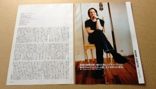 2000 Elliott Smith 2pg 1 Photo Japan Mag Article / Vintage Press Clippings S4r