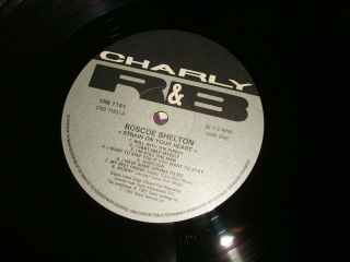 UK LP/ROSCOE SHELTON Strain On Your Heart 1987 3